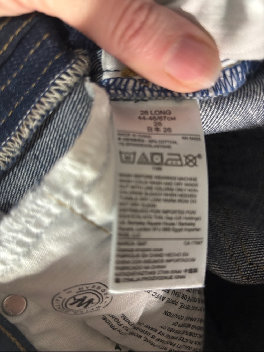 GAP Women's Straight Leg Jeans - Medium Blue Wash - Picture 8 of 8